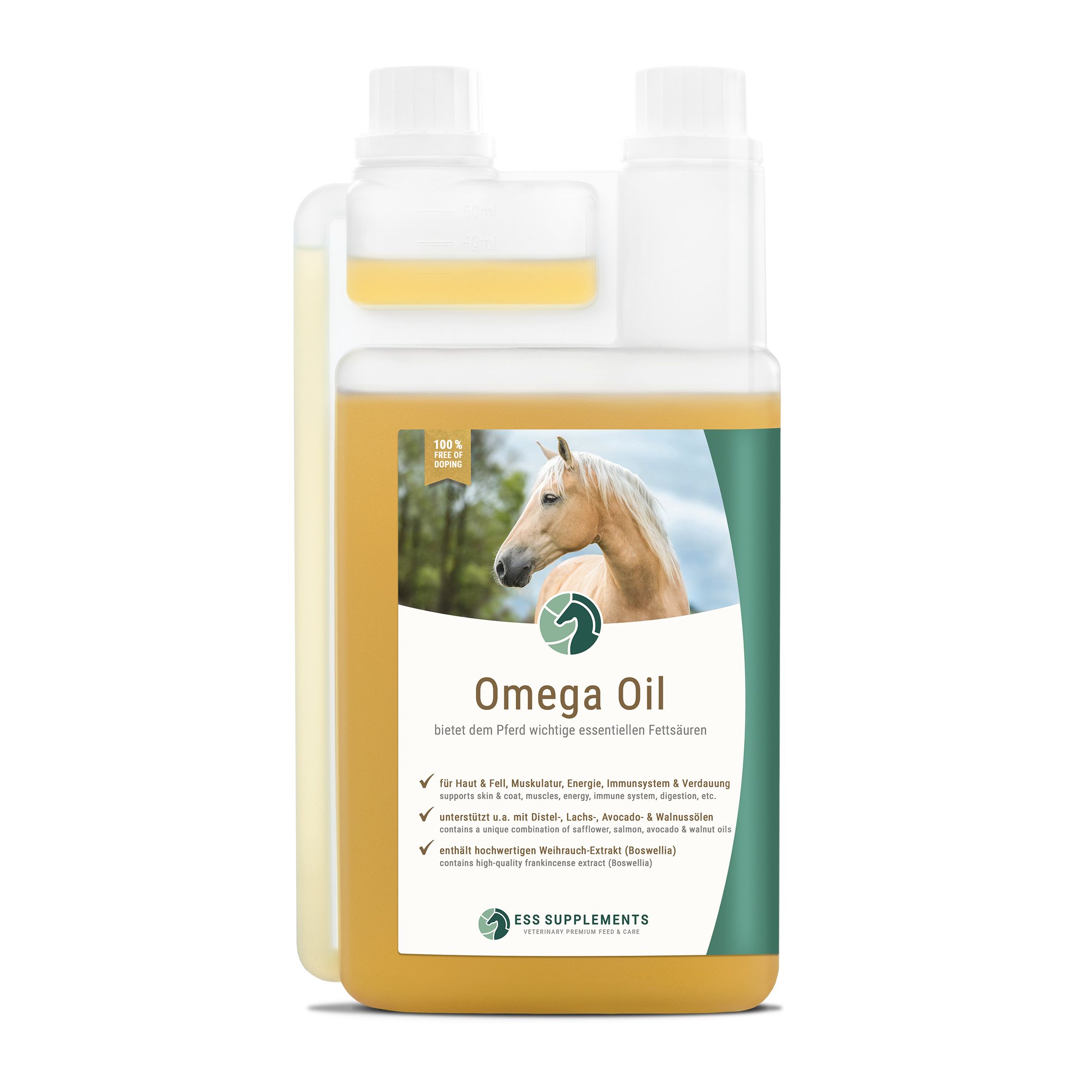 ESS Supplements Omega Oil - bietet essentielle Fettsäuren durch hochwertige Öle - dopingfrei