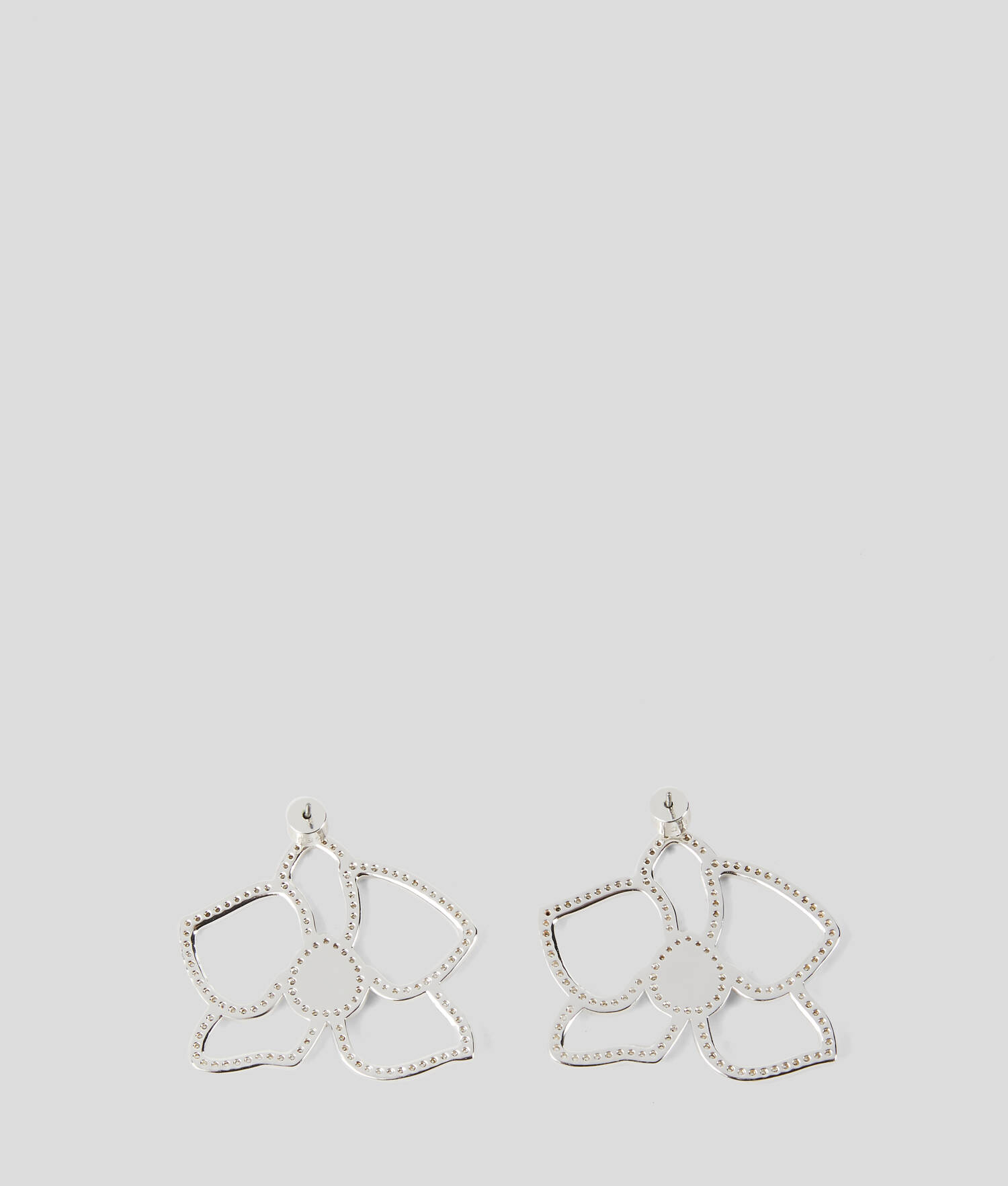 BOUCLES D'OREILLES FLEUR K/AUTOGRAPH - Argent