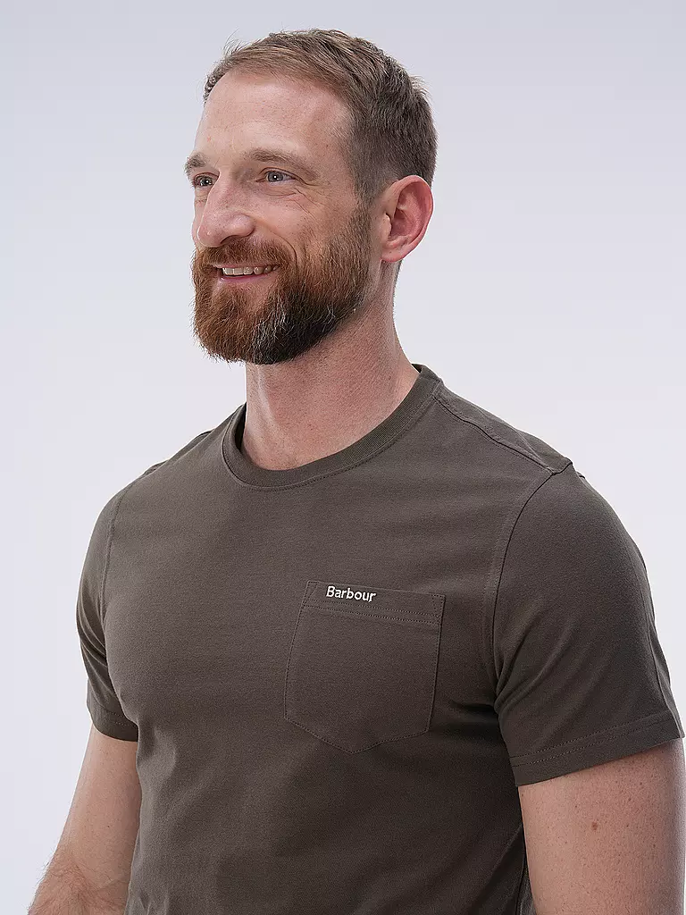 BARBOUR T-Shirt LANGDON grau