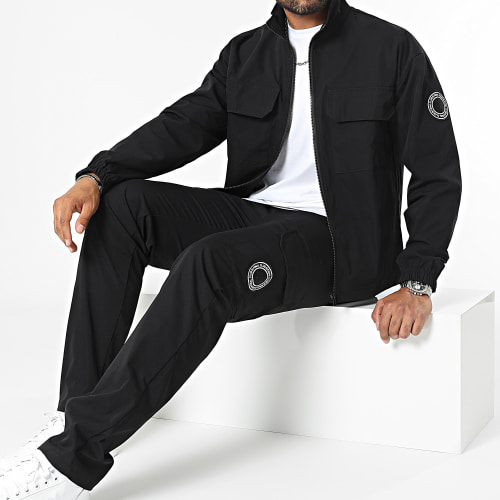 Ensemble Veste Zippée Et Pantalon Jogging 0033 0031 Noir
