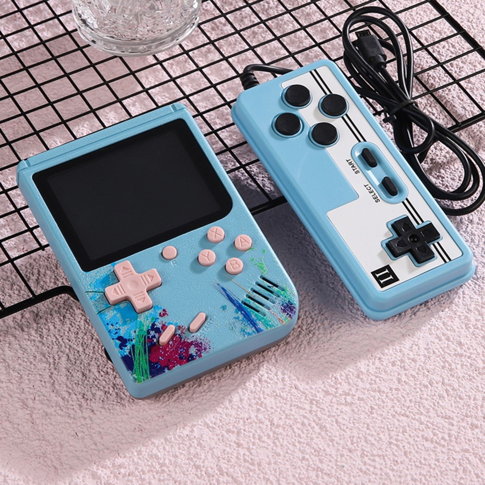 2in1 Mini Handheld Entertainment System Retro Spiele-Konsole mit 500 integrierten Spielen 3.0