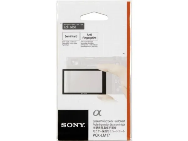 Sony PCK-LM17 - LCD skærmbeskytter - for a6000 ILCE-6000, ILCE-6000L, ILCE-6000Y; a6300 ILCE-6300, ILCE-6300L, ILCE-6300M