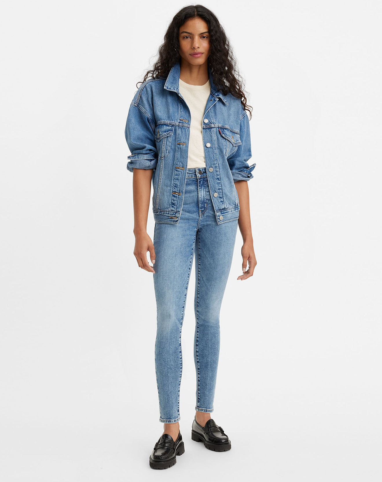 Levi's® Jean 721 High Rise Skinny bleu