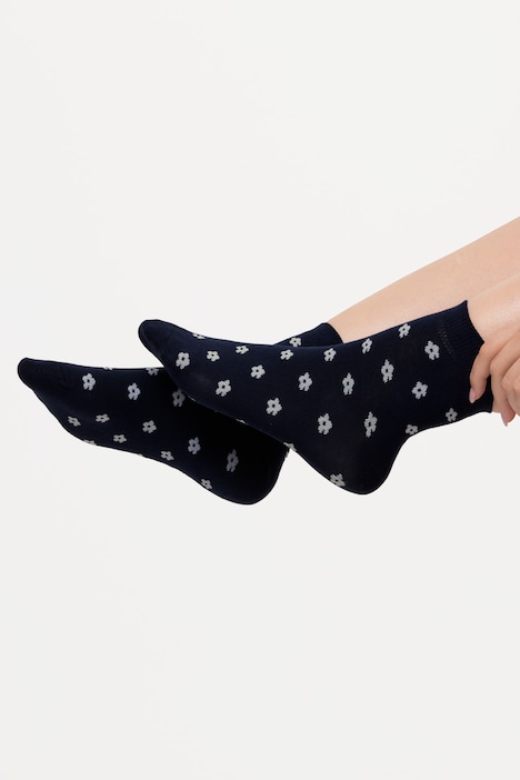 Socken, Blümchen, kurzer Schaft