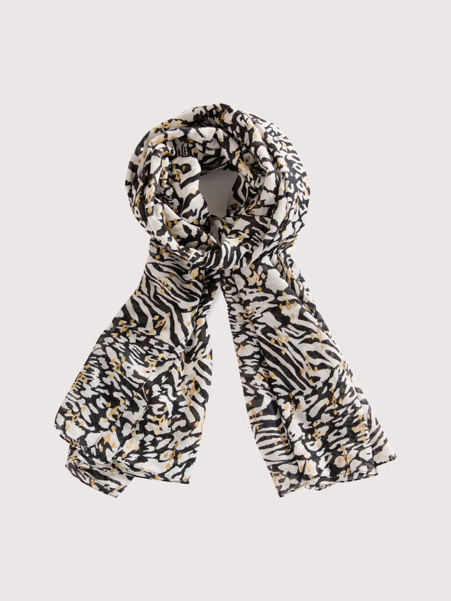 Foulard à imprimé animalier