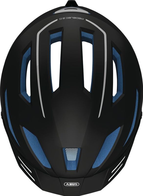ABUS - Pedelec 2.0 - Fietshelm - Zwart - In-Mold - Met Regenkap