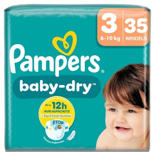 Pampers Baby-Dry Windeln Gr.3, Single Pack, 6-10kg