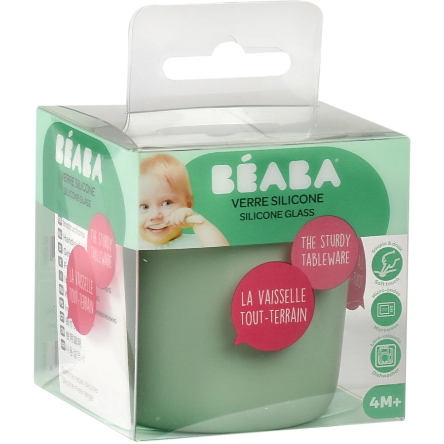 BEABA® Silikonbecher in salbeigrün