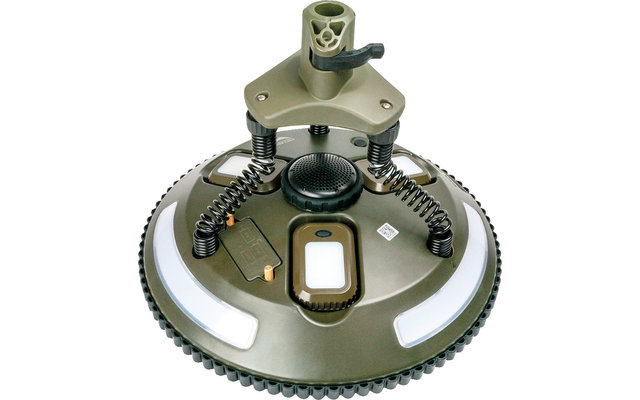 Schwaiger Solar LED-Campingleuchte mit Bluetooth Lautsprecher