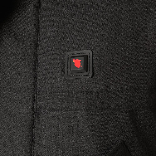 Parka Fourrure Chauffante Antartic Noir