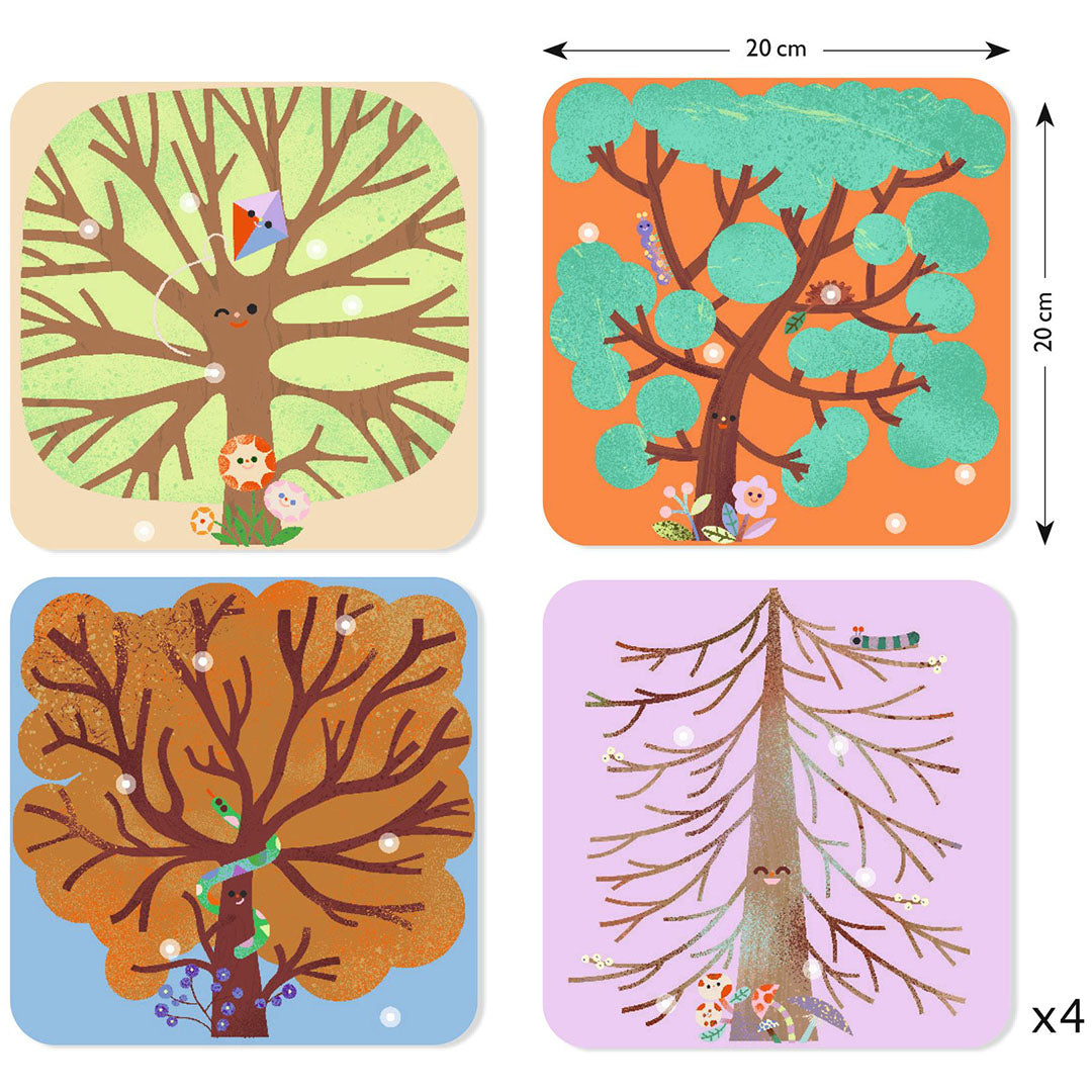 djeco knutselset through the seasons