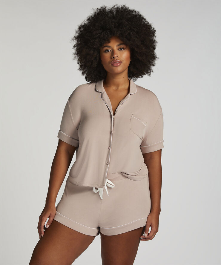 Hunkemöller Jacket SS Jersey Essential Etherea