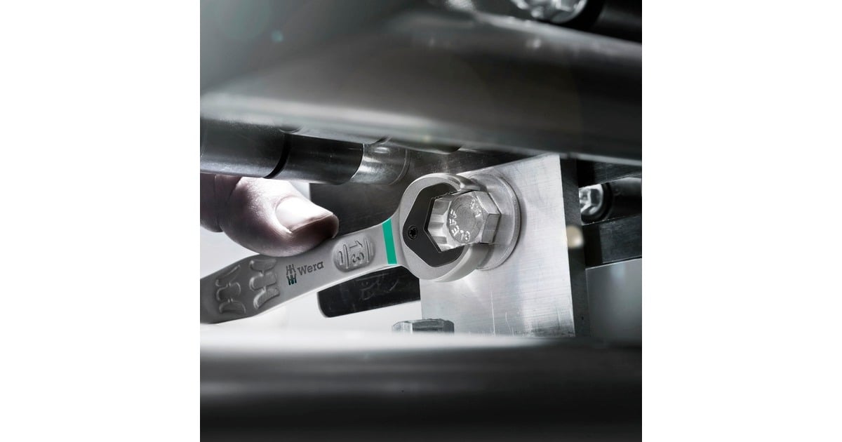 Wera9630 Magneetstrip 6000 Joker 1 steek-ringratelsleutelset moersleutel  (11‑delig)