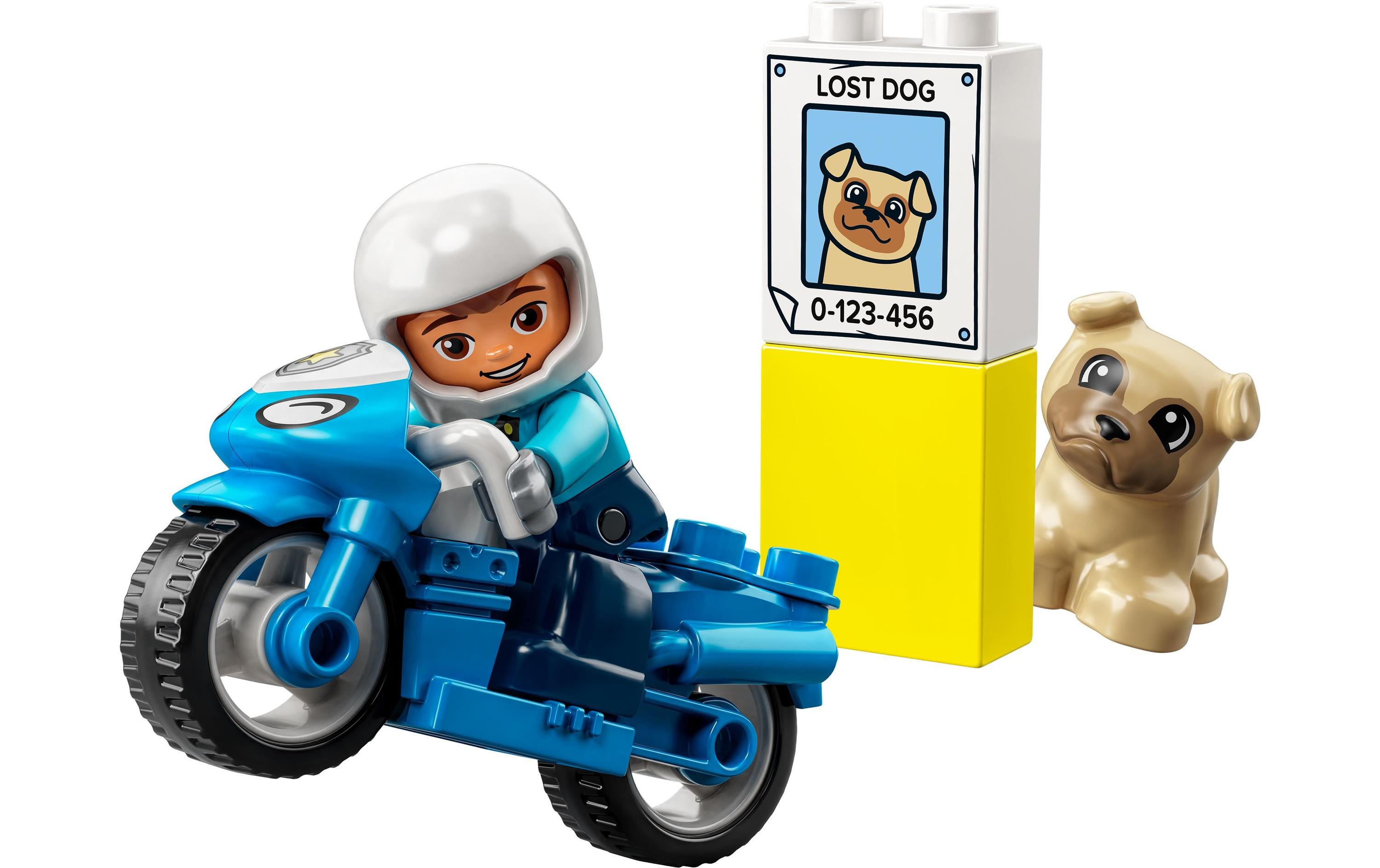 DUPLO® Polizeimotorrad 10967Spannende Einsätze auf dem Polizeimotorrad