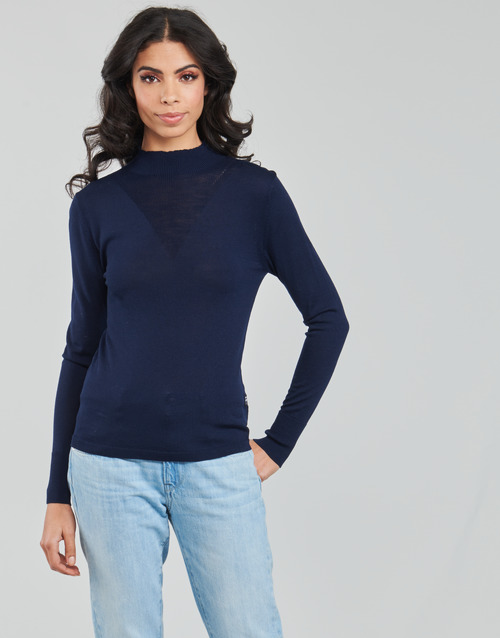 G-Star Raw - MOCK KNIT - Bleu