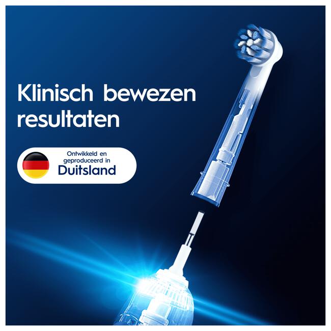 Oral-B Sensitive Clean Opzetborstels Wit 10 Stuks