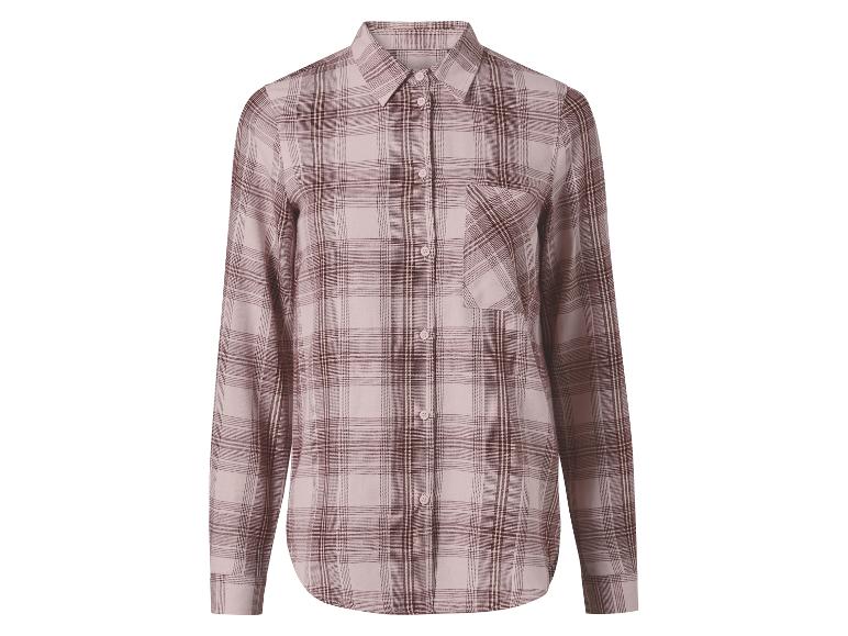Flanellen dames blouse