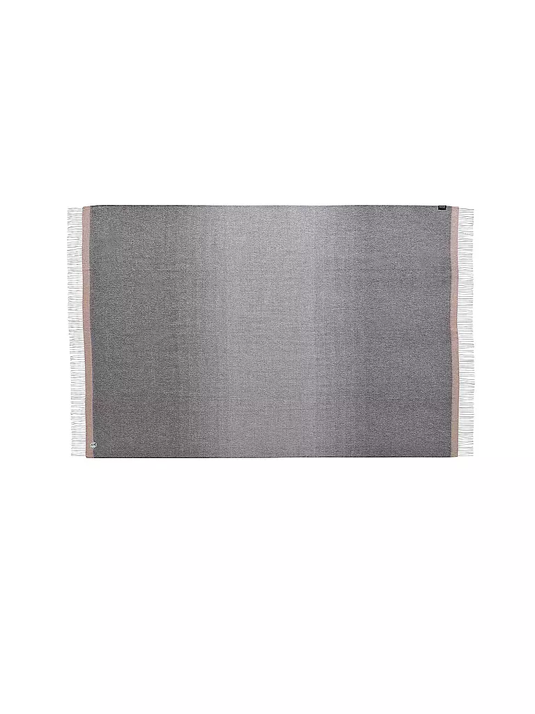 WEICH COUTURE ALPACA Edelhaardecke MERIMA 130x180cm Grey/Darkgrey  grau