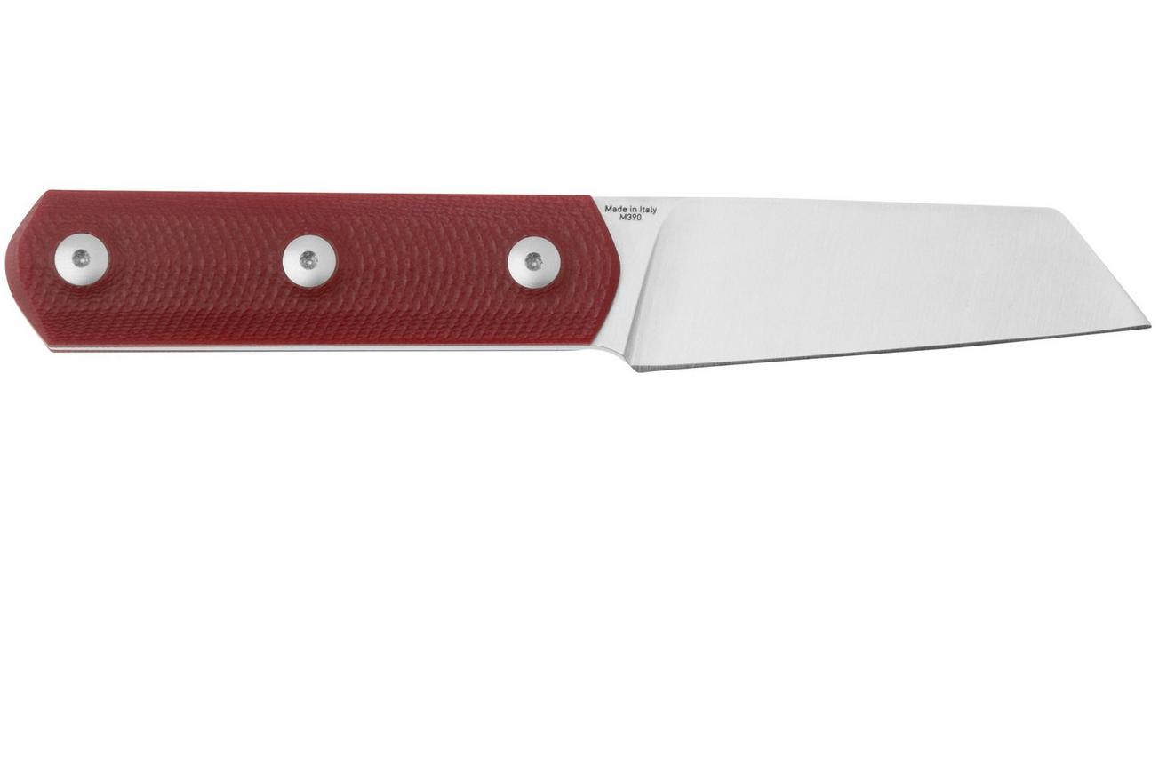 StraightLine Erny ER-RG Red G10, vaststaand mes
