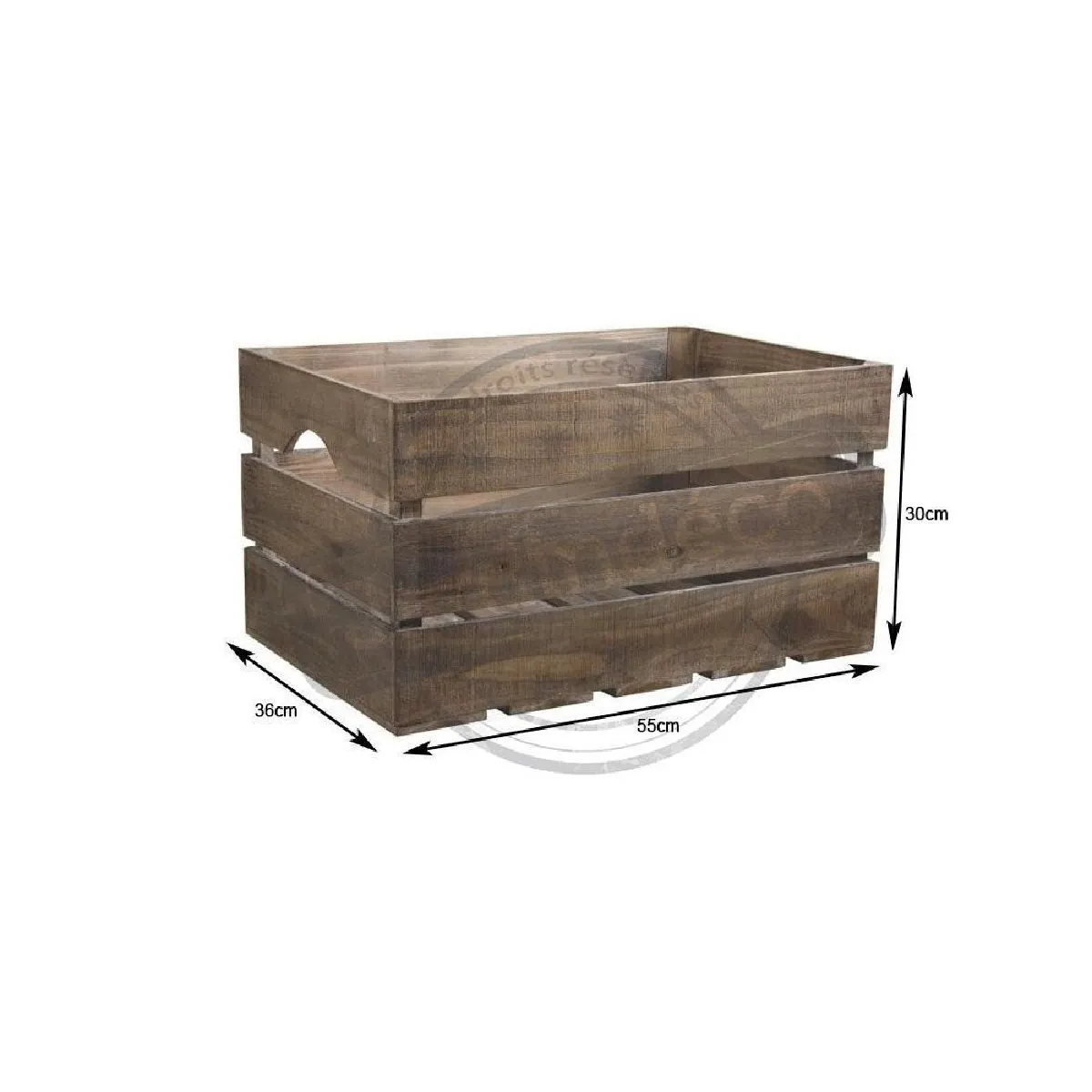 Aubry Gaspard Caisse Ancienne Bois Vieilli