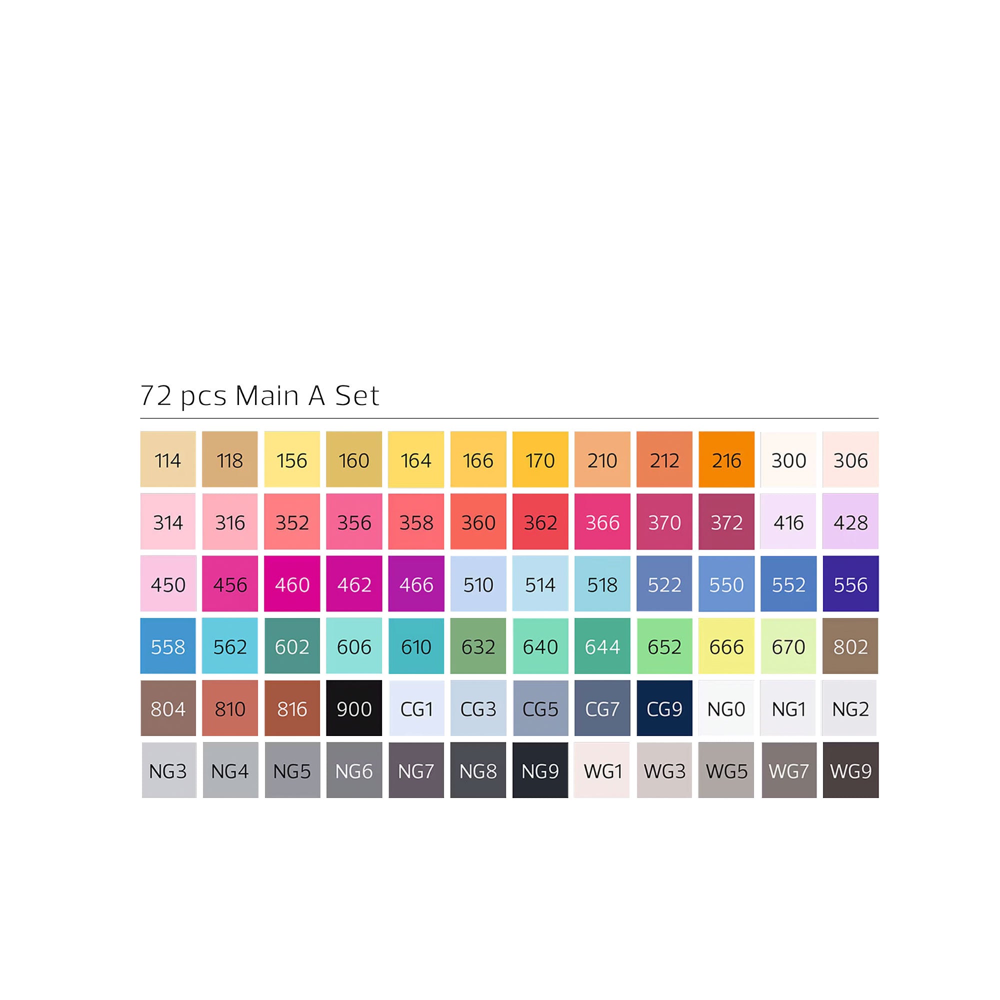 Stylefile<br>Marker 72er Main Set A