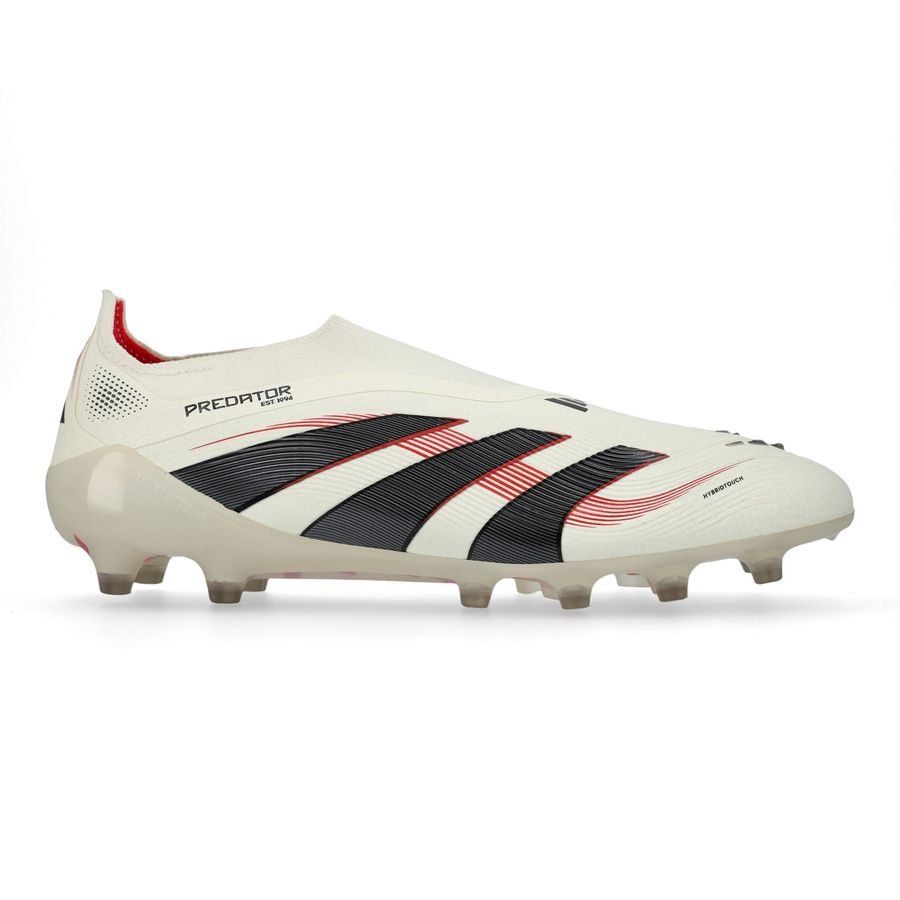 adidas Predator Elite Laceless AG Champagne - Blanc/Noir/Pure Ruby