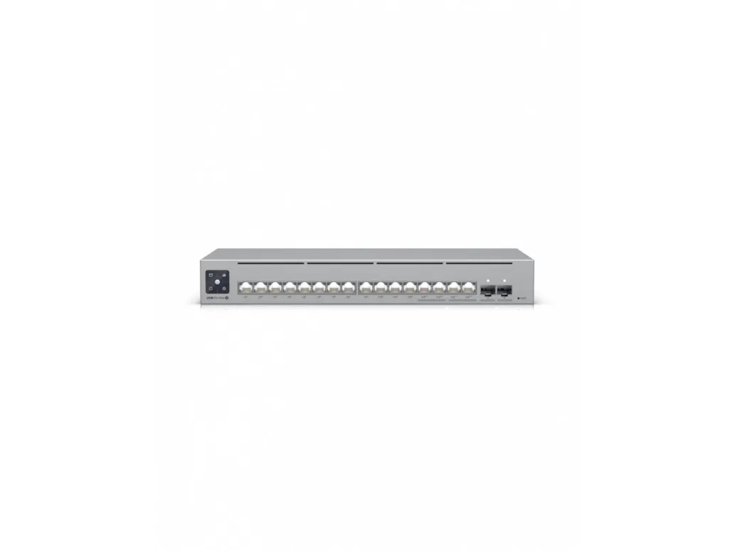 Ubiquiti UniFi Switch Pro Max 16 PoE - Switch - L3 - Administreret - 12 x 10/100/1000 (12 PoE , 4 PoE  )   4 x 2.5GBase-T   2 x 10 Gigabit Ethernet - desktop, monterbar på stativ - PoE   (180 W) - DC