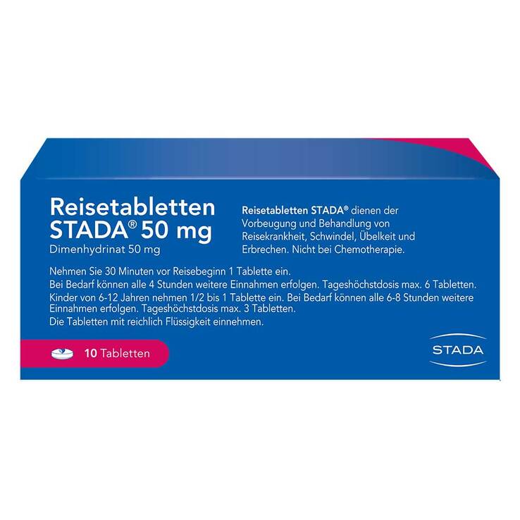 Reisetabletten STADA, 10 St