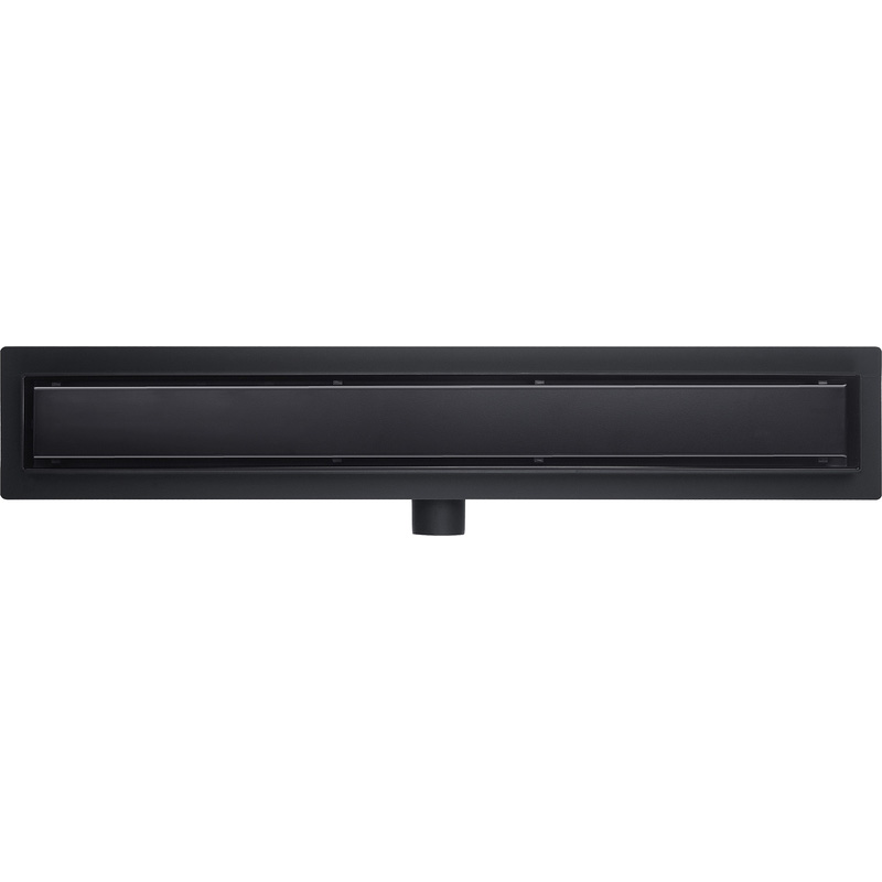 Dynamic Way douchegoot RVS met flens 900x70mm