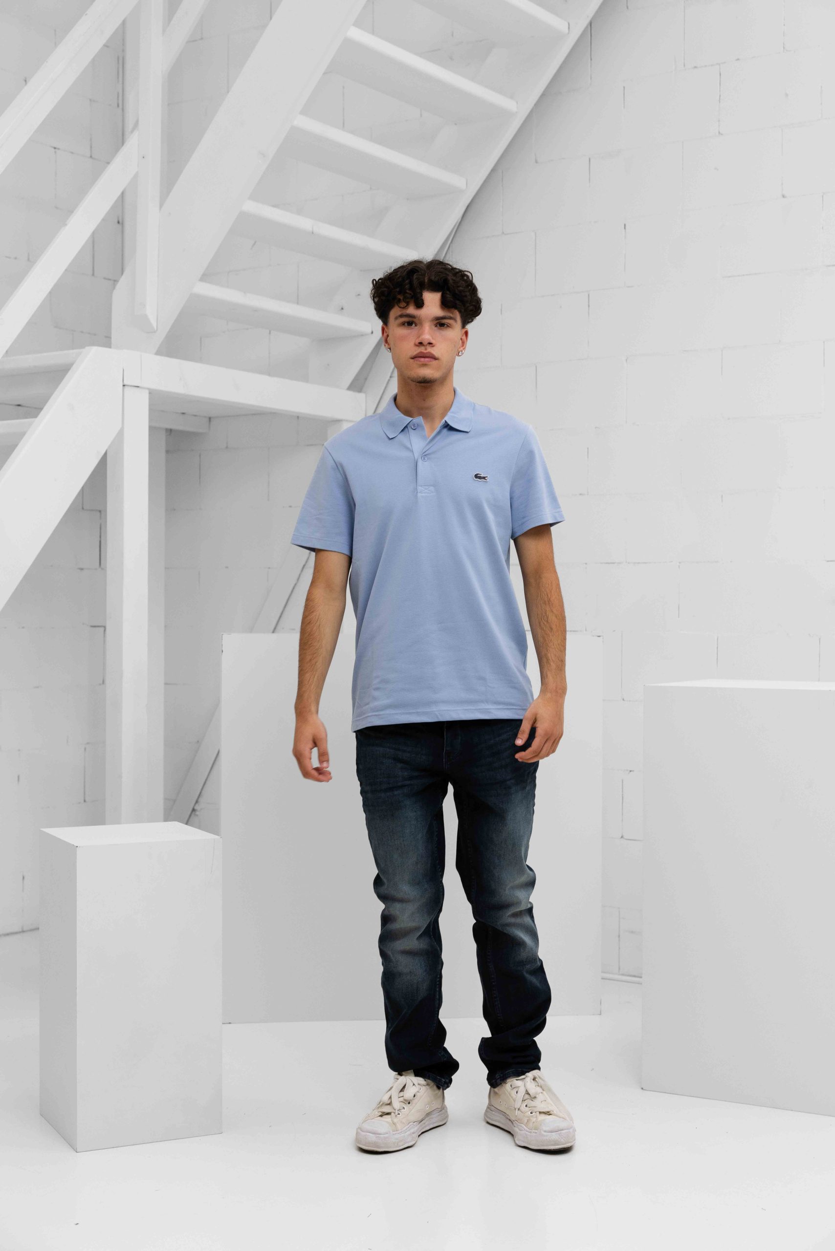Lacoste Polo Heren Lichtblauw