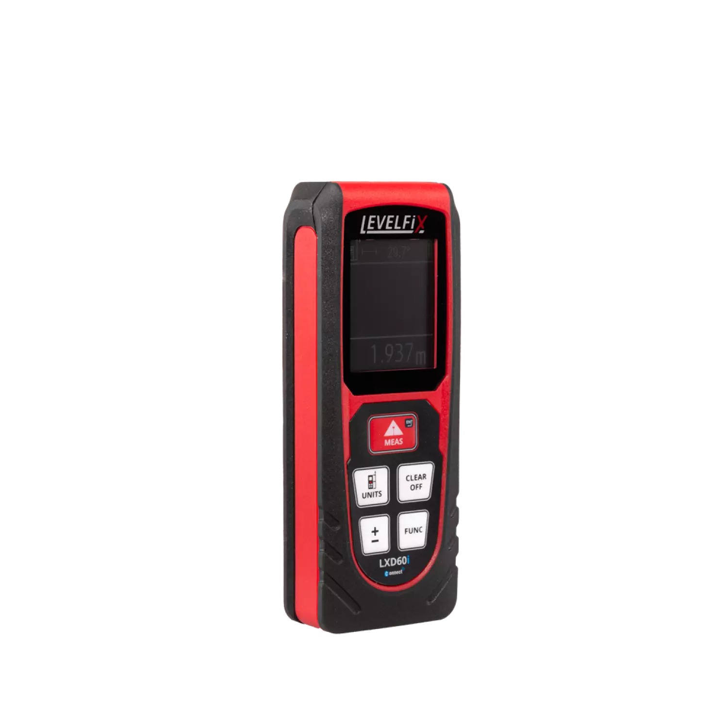 Levelfix LXD60i Afstandsmeter in tas - Bluetooth - 60m - IP54
