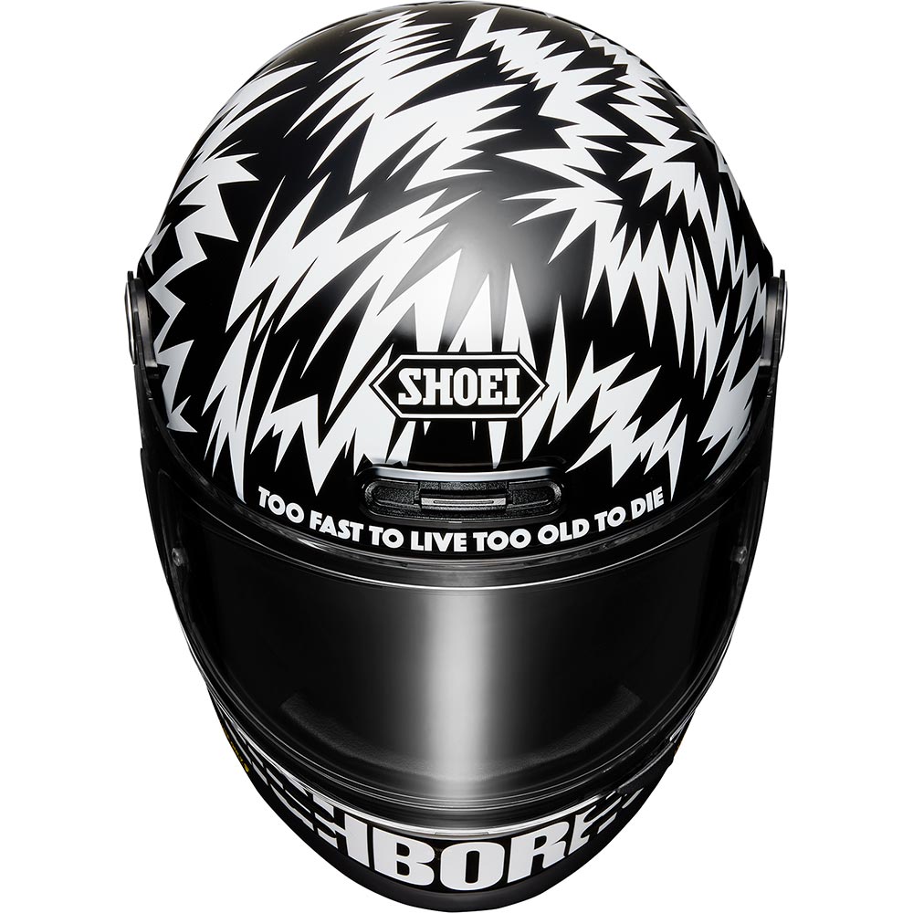 Shoei - Casque Glamster 06 Neighborhood X DSC TC-5 / Noir / Blanc