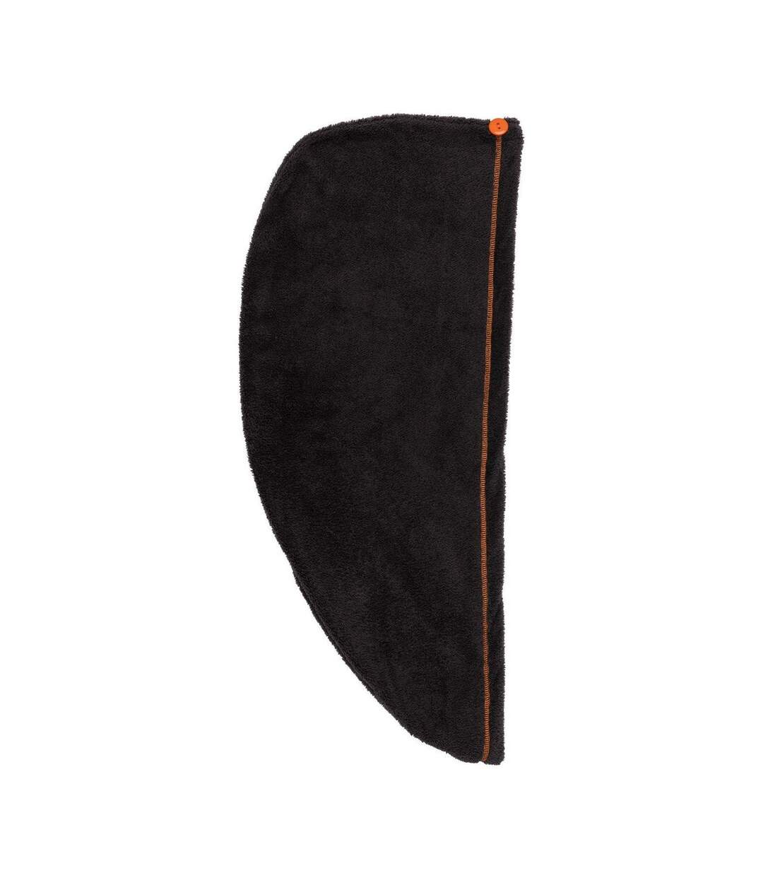 serviette sèche-cheveux - K105 - gris foncé et orange