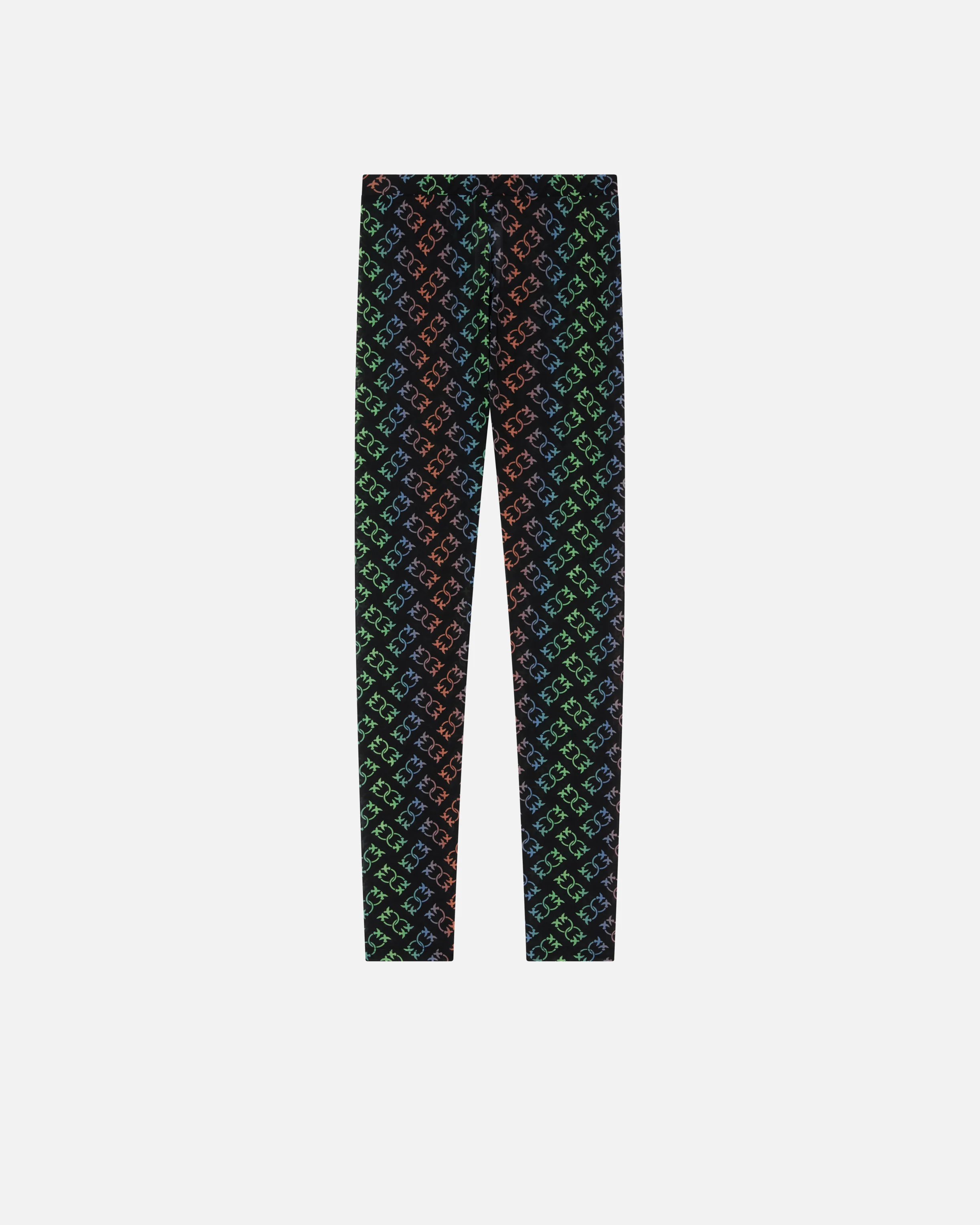 Leggings légers avec imprimé love birds monogram | Multicolore