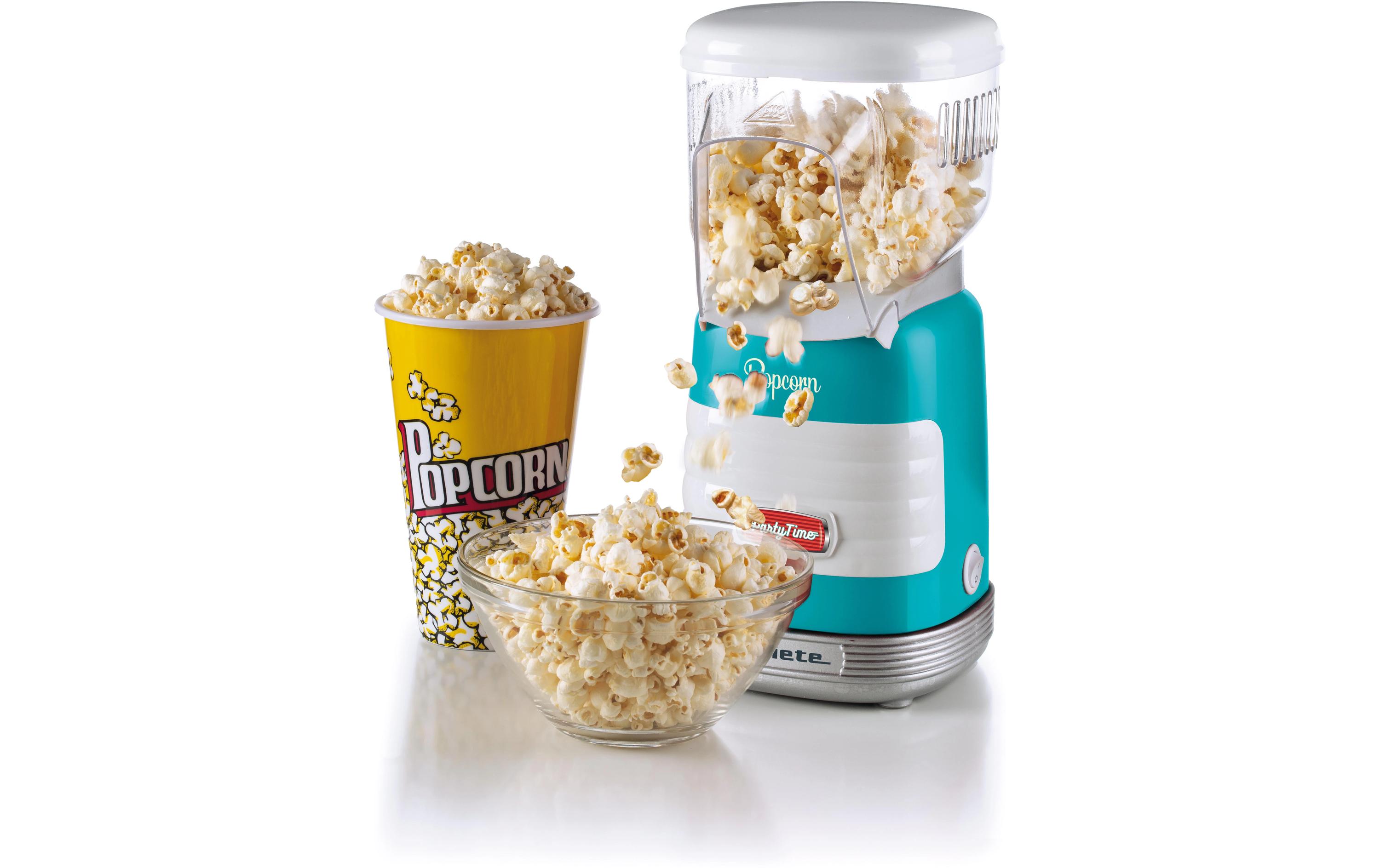 Popcorn Maschine Party Time ARI-2956-BL BlauPopcornmaschine im Retro-Design