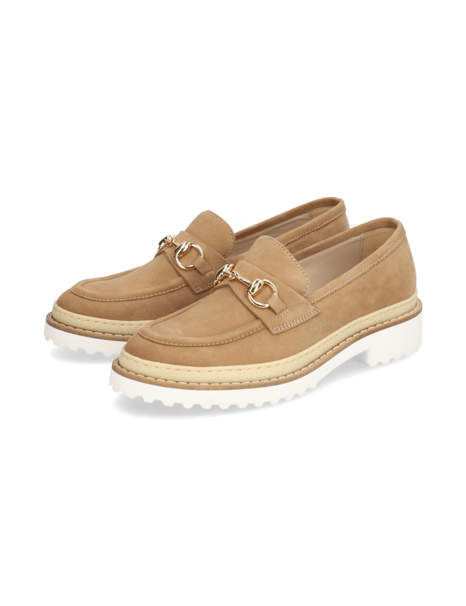 Veloursleder Slipper sportiv