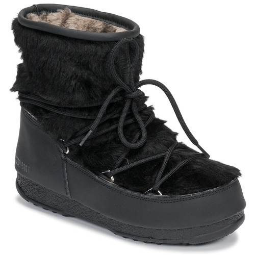 Moon Boot - MOON BOOT MONACO LOW FUR WP - Noir
