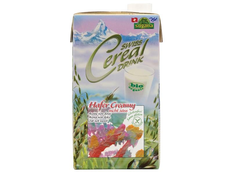 Soyana Bio Swiss Cereal Hafer-Drink creamy 1 l Aromatisches Getränk auf Basis von Hafer