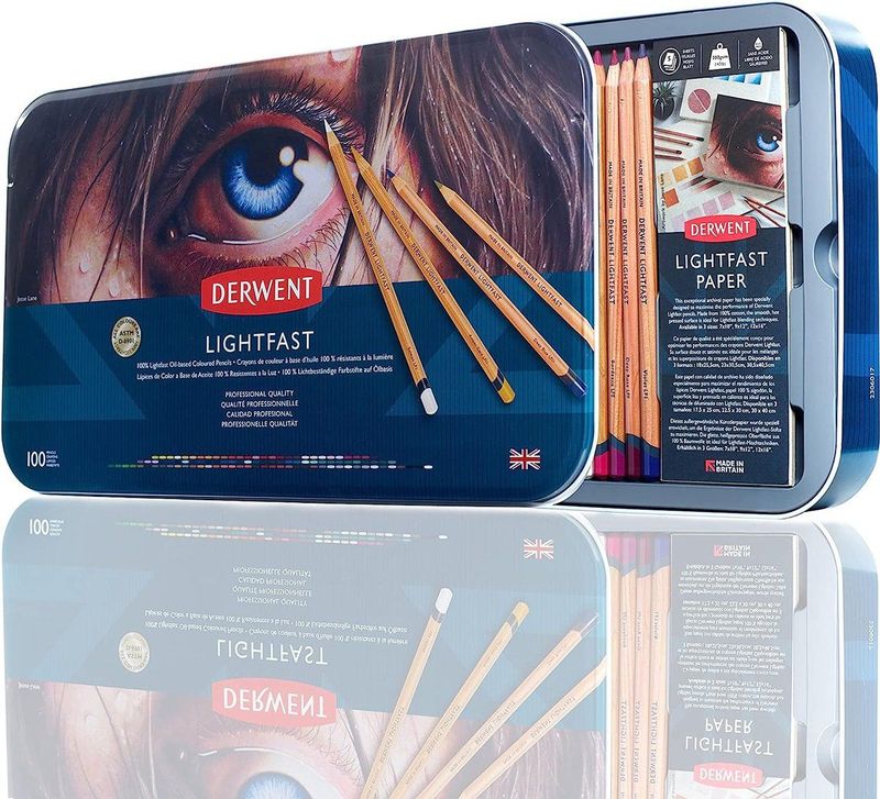 Derwent Lightfast 100 Tin