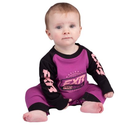 Body FXR ENFANT RACE DIVISION ONESIE 25 2025 - Violet / Orange