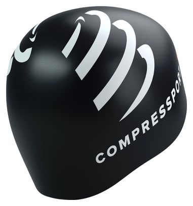 Bonnet de Bain Compressport Noir / Blanc