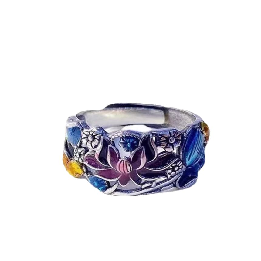 Lilafey - Karpervis Legering Open Ring