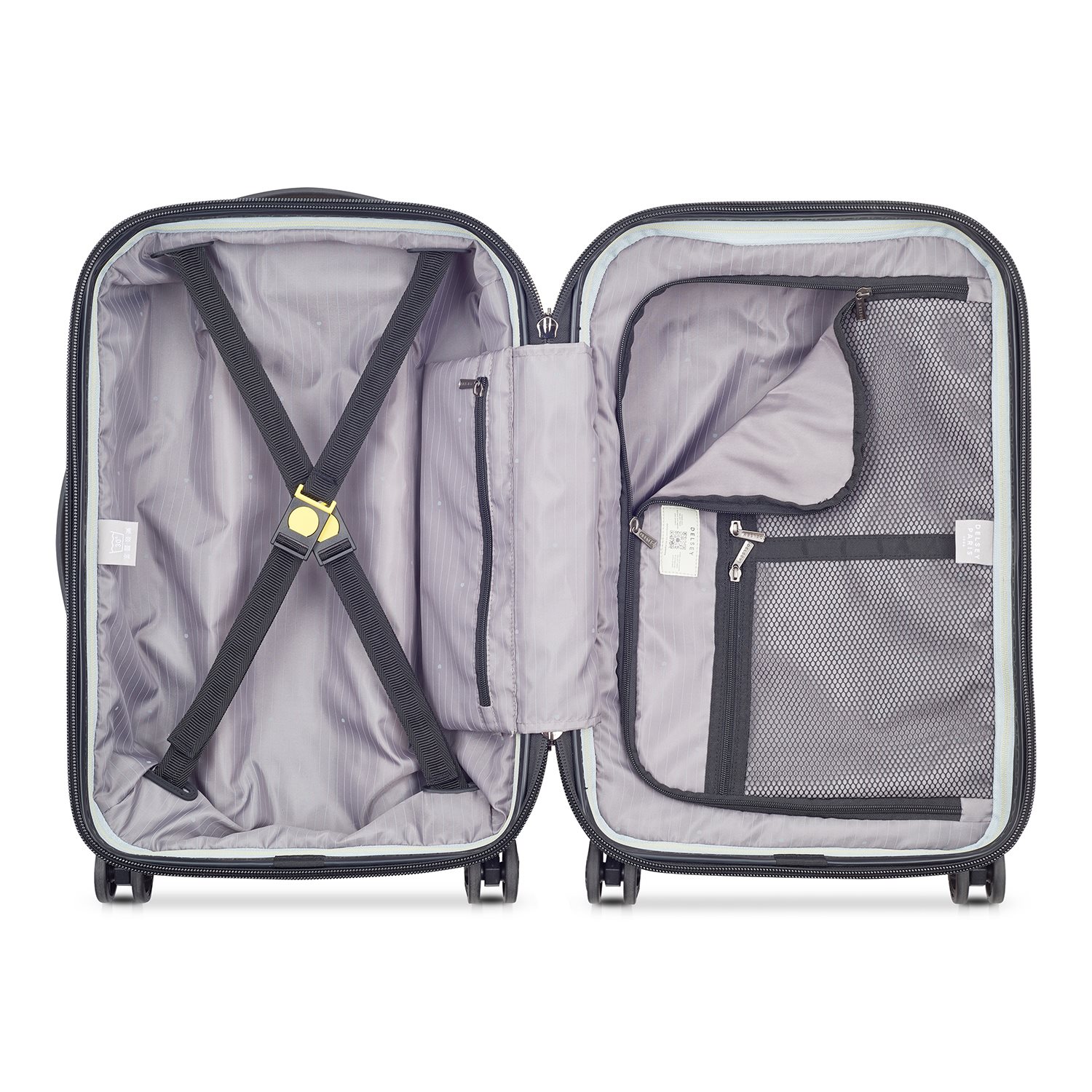 Delsey Karat 2.0 Cabin Trolley 55 pale yellow