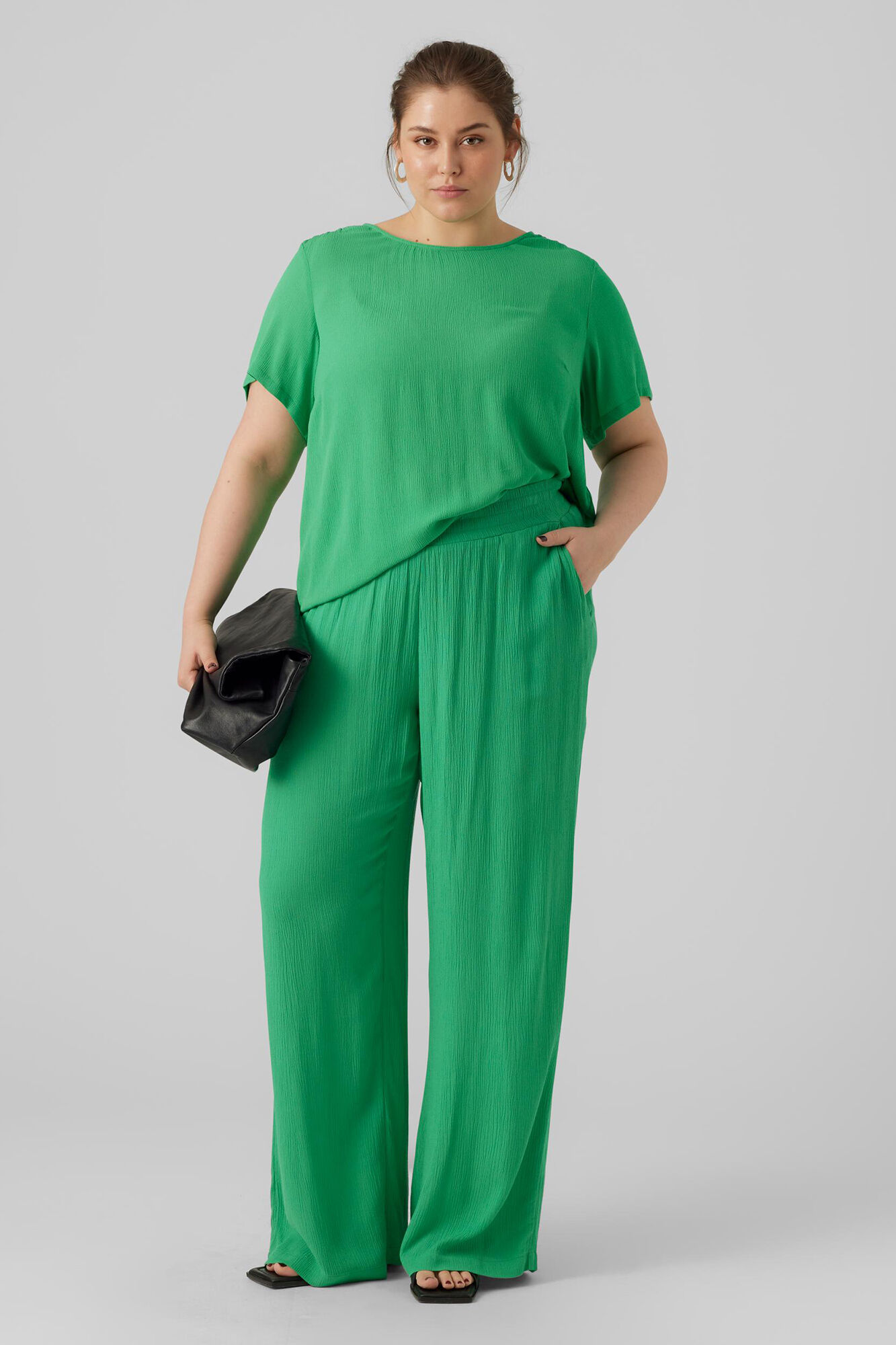Calça Curve Wide Leg - Verde