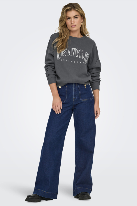 Only grijze dames sweater