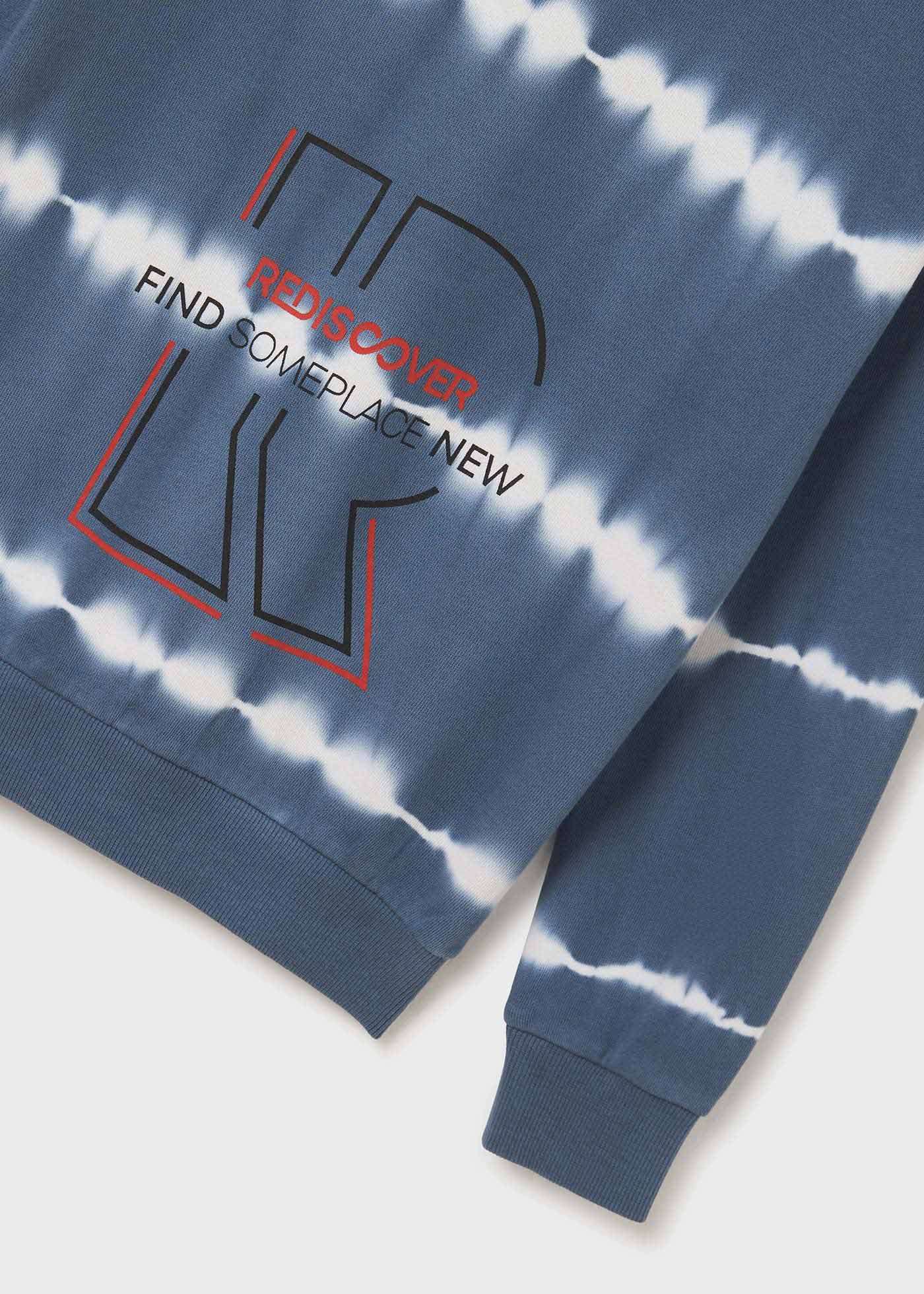 Moletom tie-dye de algodão para meninos