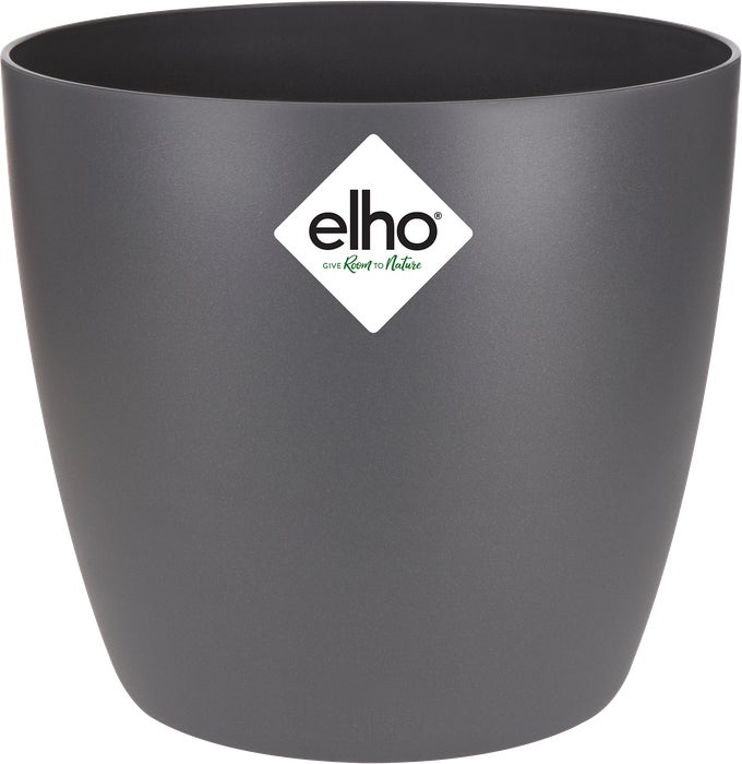 Elho bloempot Brussels antraciet D 6,7 H 6 cm
