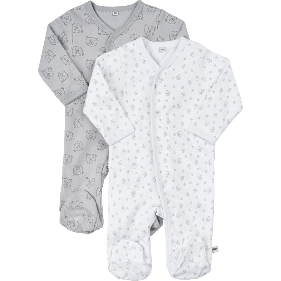 Pippi Schlafoverall 2er-Pack habor mist