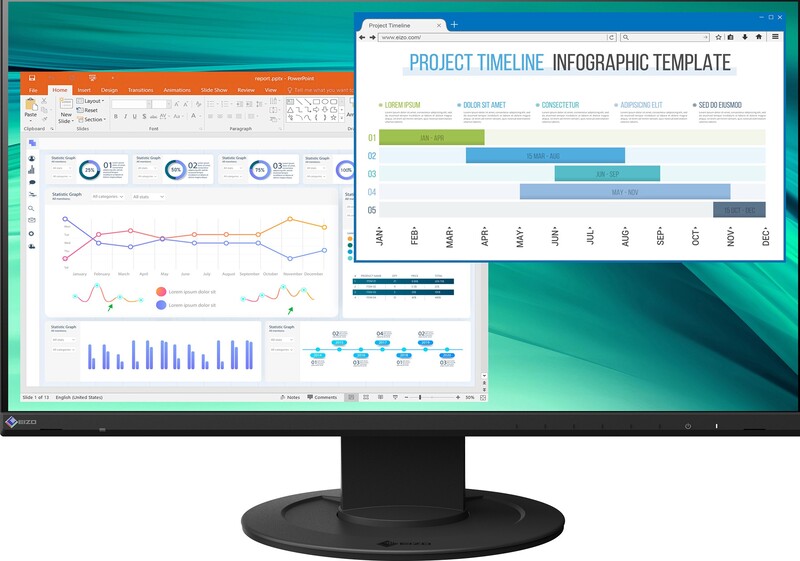 Eizo Monitor FlexScan EV2460-Swiss Edition, 23.8 '', 1920 x 1080 px