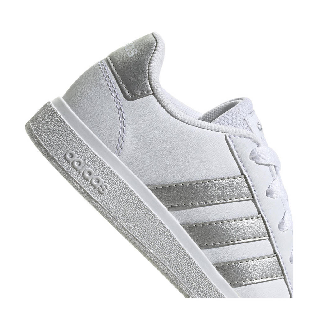 adidas Grand Court 2.0 sneakers wit/zilver